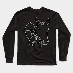Horse and girl Long Sleeve T-Shirt